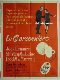 #144 APARTMENT French 1P '60 Billy Wilder 