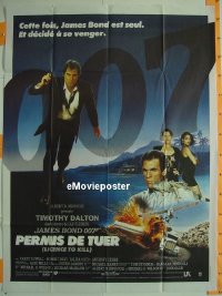 #159 LICENCE TO KILL French 1P '89 James Bond 