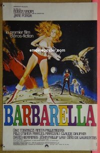 #2404 BARBARELLA small French '68 Jane Fonda 