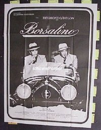 #196 BORSALINO French 1P '70 Belmondo, Delon 