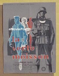 #056 GREEN HARVEST French poster '59 Villiers 