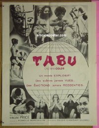 #6231 TABU French '63 Vincent Price 