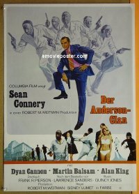 #2835 ANDERSON TAPES German '71 Sean Connery 