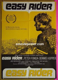 t602 EASY RIDER German movie poster R70s Peter Fonda, Dennis Hopper