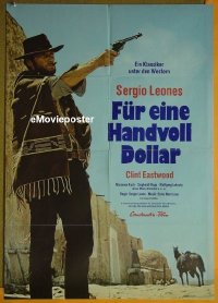 t616 FISTFUL OF DOLLARS German movie poster R71 Clint Eastwood