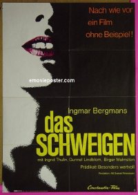 #2811 SILENCE German R68 Ingmar Bergman