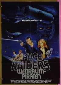 #8239 SPACE RAIDERS German '83 Vince Edwards 