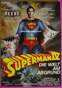 #2816 SUPERMAN 4 German '87 Christopher Reeve 