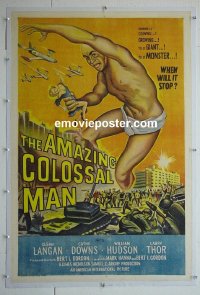 #2775 AMAZING COLOSSAL MAN linen Indian '57 Gordon