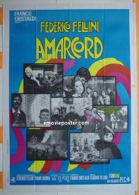 #1055 AMARCORD It.1p '74 Fellini classic! 