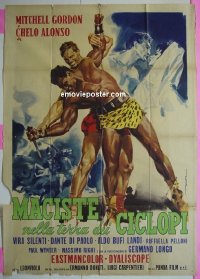 #8270 ATLAS AGAINST THE CYCLOPS Italy 1p '61 
