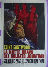 #8197 BEGUILED Italian 1p '71 Clint Eastwood 
