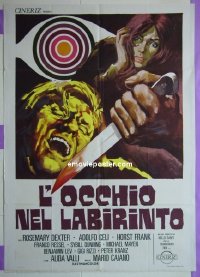 #1075 EYE IN THE LABYRINTH It.1p '71 giallo 