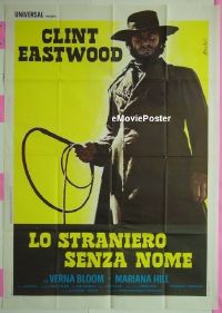 T015 HIGH PLAINS DRIFTER Italian one-panel movie poster '73 Clint Eastwood