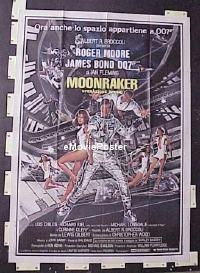 #155 MOONRAKER Italian 1p '79 James Bond 