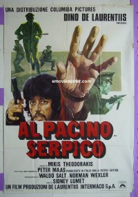 #8258 SERPICO Italian 1p '74 Al Pacino crime 
