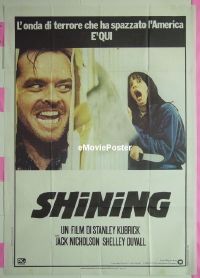 #408 SHINING Italian 1p '80 Nicholson,Kubrick 
