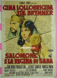 #410 SOLOMON & SHEBA Italian 1p '59 Brynner 