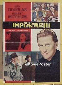 #189 OUT OF THE PAST Italian 1sh R60s Mitchum 