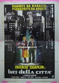 #8351 CITY LIGHTS Italy 2p R70s Charlie Chaplin