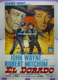 #8363 EL DORADO Italy 2p '66 John Wayne 