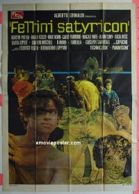 #8374 FELLINI SATYRICON Italy 2p '70 cult 