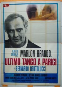 #8399 LAST TANGO IN PARIS Italian 2p R70s Marlon Brando, Maria Schneider, Bernardo Bertolucci