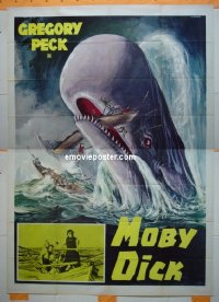 #8401 MOBY DICK Italy 2p R70s Peck, Welles 