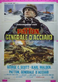 #8297 PATTON Italian 2p '70 George C. Scott 