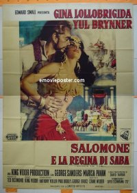 #8420 SOLOMON & SHEBA Italian 2p '59 Brynner 