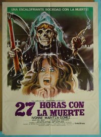 #5267 27 HOURS WITH DEATH Colombian '81 horror!