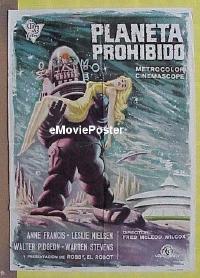 #205 FORBIDDEN PLANET 1st Spanish poster '67