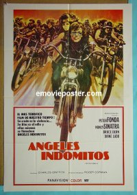 #8145 WILD ANGELS Spanish '66 AIP Fonda 