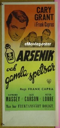 #6511 ARSENIC & OLD LACE Swedish44 Cary Grant 