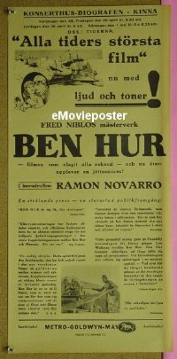 #6515 BEN HUR Swedish '25 Ramon Novarro 