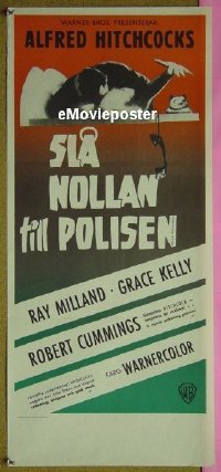 #6521 DIAL M FOR MURDER Swedish '54 3D, Kelly 