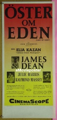 #6530 EAST OF EDEN Swedish '55 #2 James Dean 