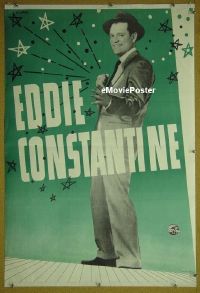 #039 EDDIE CONSTANTINE linen Swedish c1930s