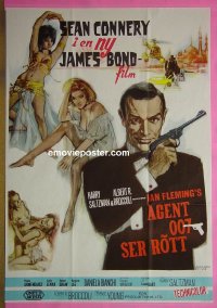 #6532 FROM RUSSIA WITH LOVE Swedish '64 Bond 