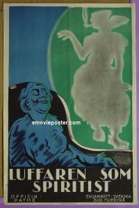 #9367 LUFFAREN SOM SPIRITIST Swedish 23x35 '23 cool art!