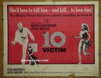 #7183 10TH VICTIM 1/2sh '65 Ursula Andress 