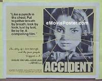 #604 ACCIDENT 1/2sh '67 Bogarde, Baker 