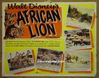 #7198 AFRICAN LION 1/2sh '55 Walt Disney 