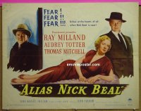 #3024 ALIAS NICK BEAL 1/2sh '49 Ray Milland 
