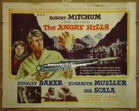 #7205 ANGRY HILLS 1/2sh '59 Robert Mitchum 