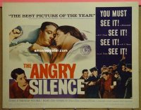 #3032 ANGRY SILENCE 1/2sh '61 Attenborough 