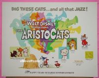 #020 ARISTOCATS 1/2sh R73 Walt Disney 