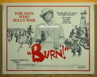 #050 BURN 1/2sh '70 Marlon Brando, Ponecorvo 