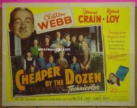 3453 CHEAPER BY THE DOZEN '50 Clifton Webb