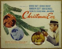 #6076 CHRISTMAS EVE 1/2sh '47 George Raft 